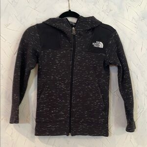 The North Face Charcoal Speckled Zip Hoodie